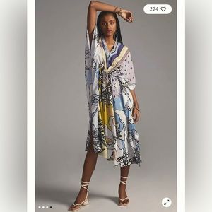 Anthropologie Kaftan Dress by bl-nk (ONE SIZE)